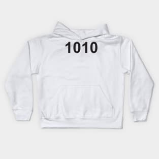 Angel number 1010 Kids Hoodie